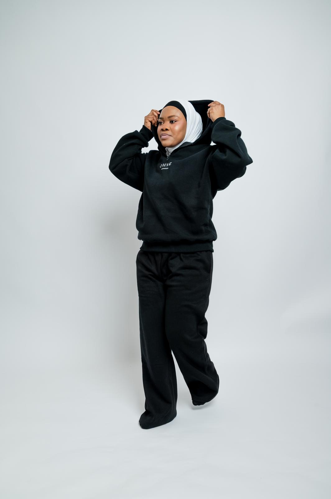 Vortex Quarter-Zip Performance Hoodie detail